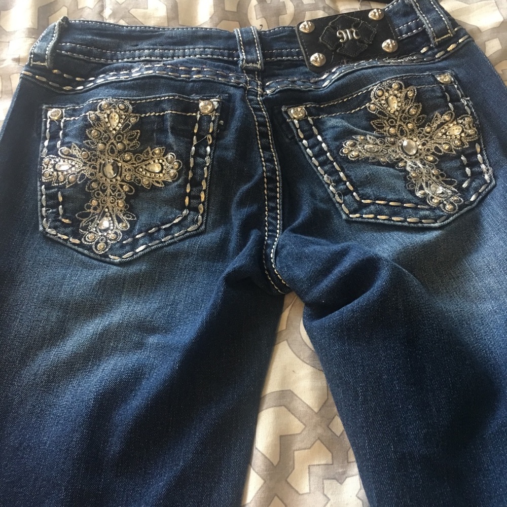 Miss me embroidered jeans size 26